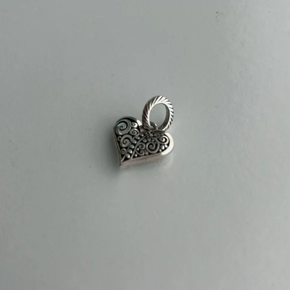 Silver Heart Brighton Charm - Picture 4 of 4